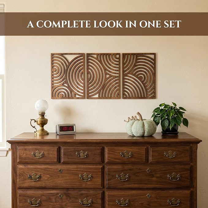 qmmp Modern Wooden Wall Sculptures - Image 2