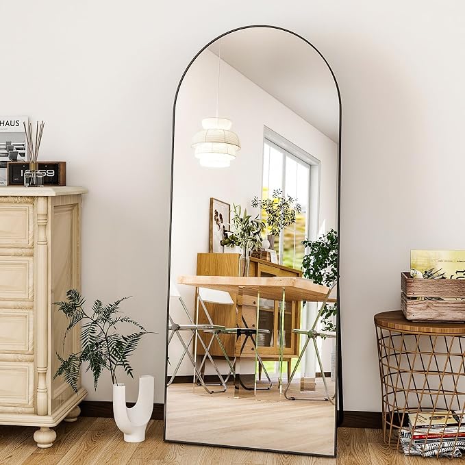 HARRITPURE 56"x21"Full Length Mirror Arch Floor Mirrors - Image 3