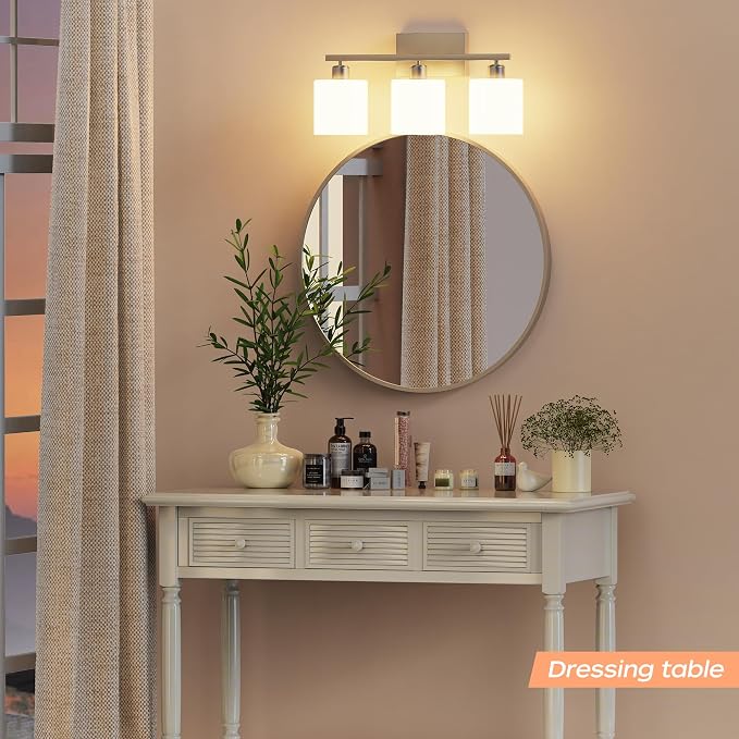 PARTPHONER Bathroom Light Fixtures, Bathroom Lighting Fixtures Over Mirror - Image 9