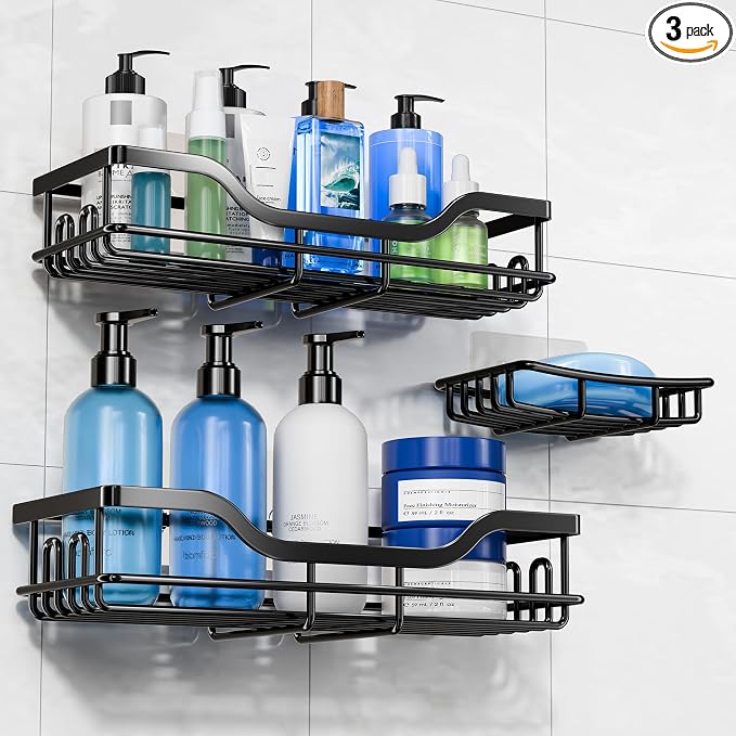 OMAIRA 3-Pack Shower Caddy by OMAIRA