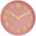Mosewa Wall Clock 12 Inch, Battery Operated Silent Non-Ticking Modern Analog by MOSEWAWALLCLOCK