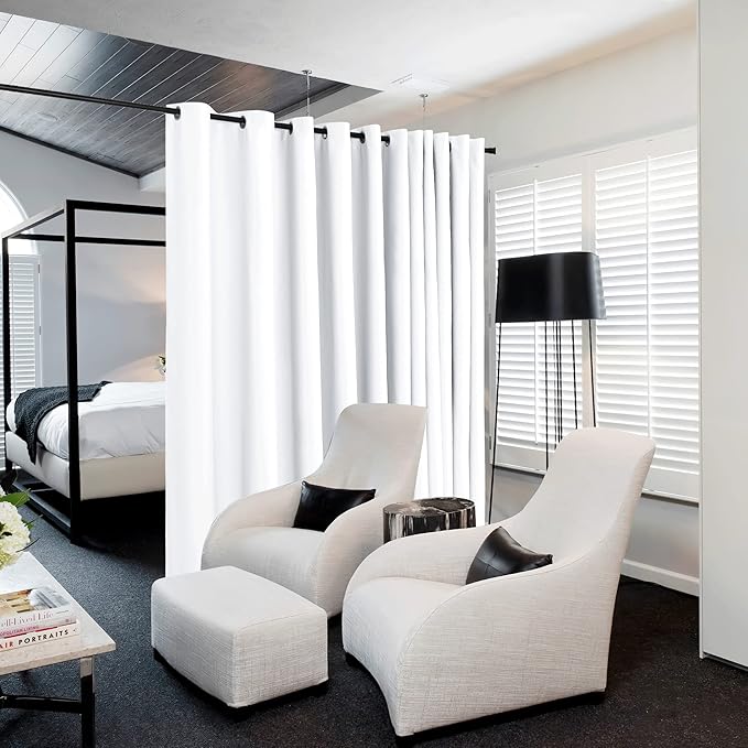 NICETOWN Closet Door Heavy Curtain, Room Dividers Shade Screens Partitions by NICETOWN