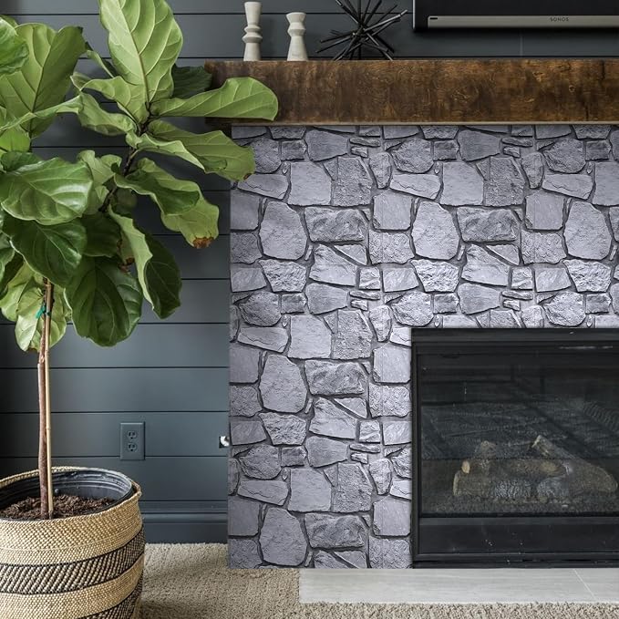 Commomy 3D Faux Stone Peel and Stick Wall Tiles - Image 8