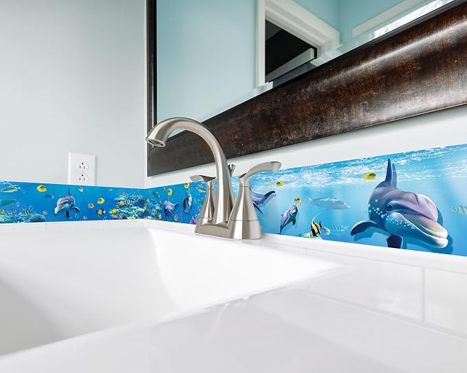 FLFK Peel and Stick Wallpaper Border Wall Decals - Image 4