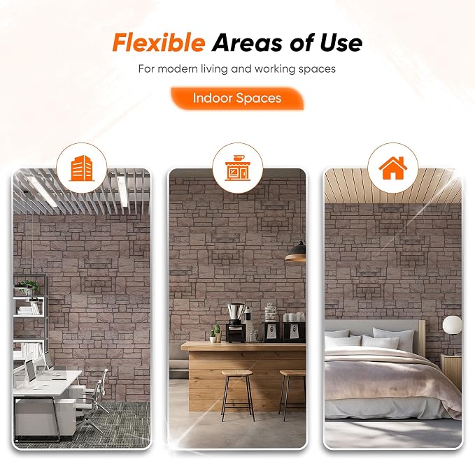 IZODEKOR 3D Brick Effect Wall Panels - Image 9
