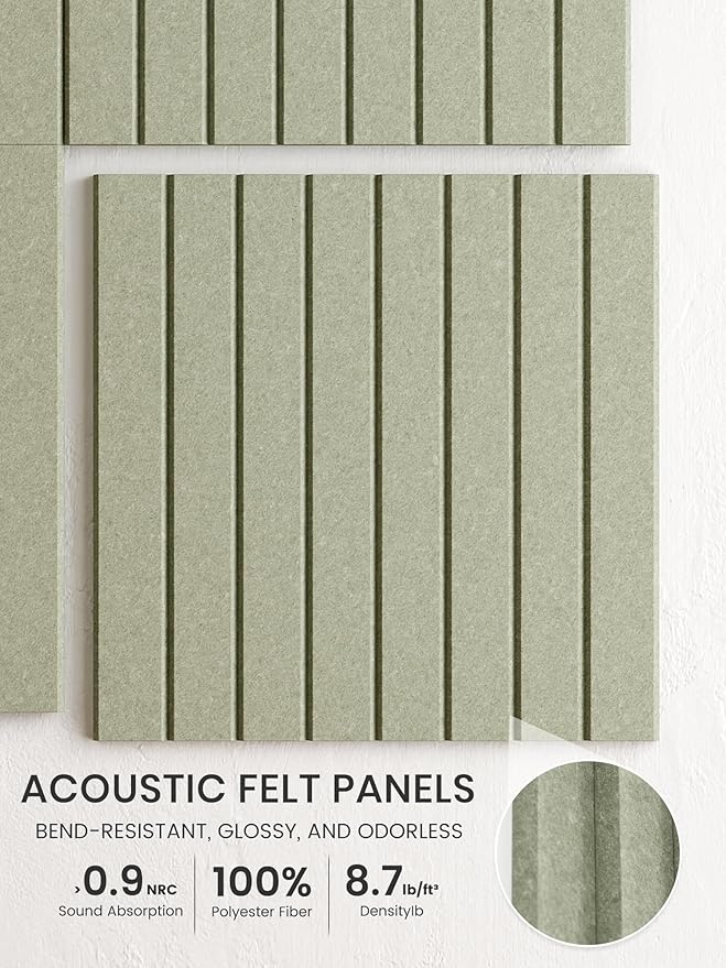 Bumusty Large Cork Board Alternative-36 x 24" Felt Bulletin Board Tiles - Image 3