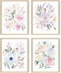 HAUS AND HUES Bouquet Set Art Print Set of 4 16x20 by HausandHuesArtPrints