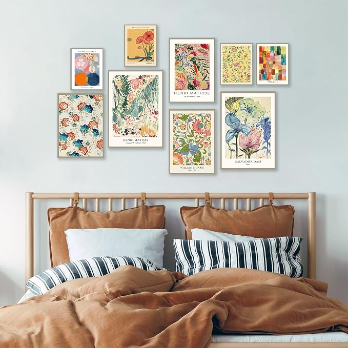 KBKBART Colorful Eclectic Wall Art Prints, Trendy Maximalism Famous Artist - Image 2