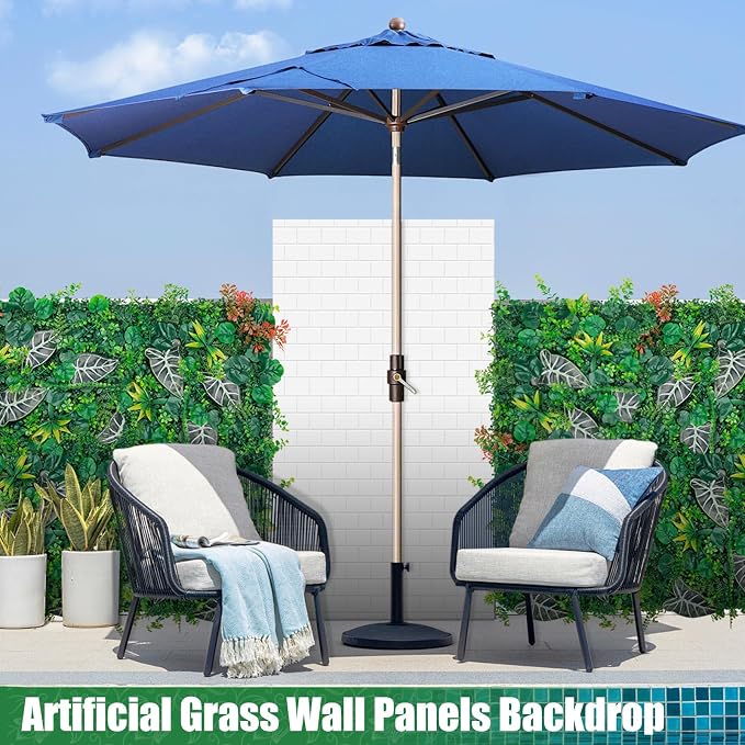 20"x20" Artificial Grass Wall Panels, Faux Boxwood Green Wall Decor - Image 4