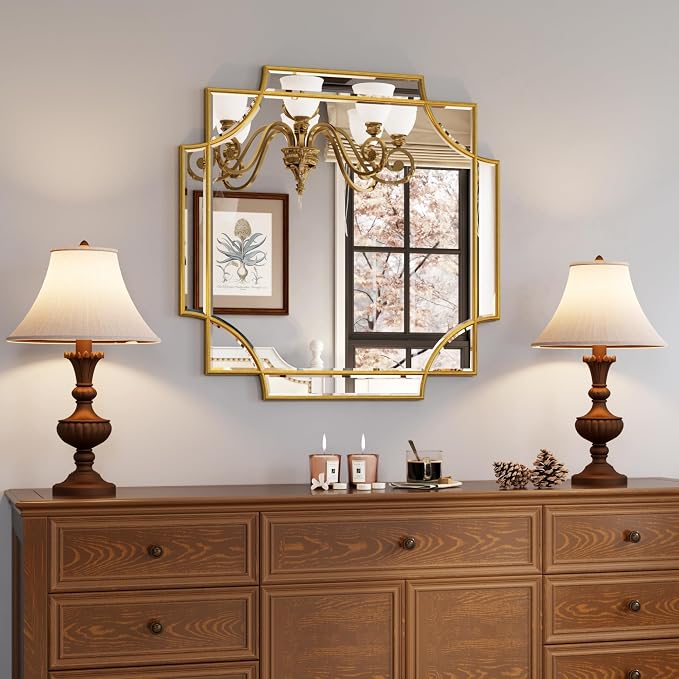 Kelly Miller Gold Framed Mirror by KellyMiller