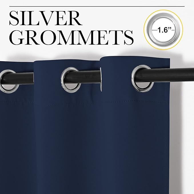 NICETOWN Closet Door Heavy Curtain, Room Dividers Shade Screens Partitions - Image 3
