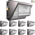 Lightdot 8Pack 120W LED Wall Pack Lights, 100-277v Dusk to Dawn by LightdotLighting