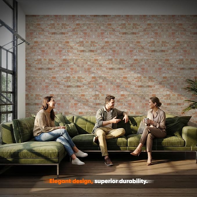 IZODEKOR 3D Brick Effect Wall Panels - Image 2