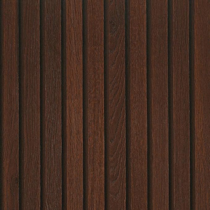 FunStick 16"x240" Peel and Stick Wallpaper Wood Slats Self Adhesive Wall Paper by FunStick
