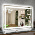 ROLOVE 32x 22 Inch Large Lighted Vanity Mirror by ROLOVE