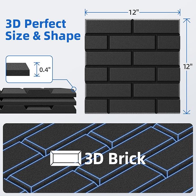 Nepis 20 Pack Acoustic Panels - Image 6