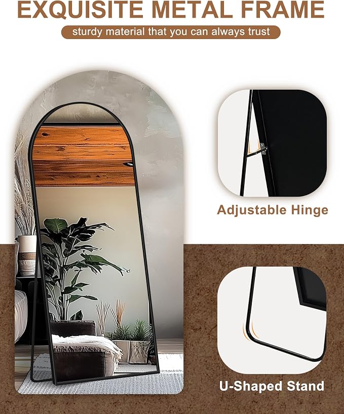 Delma Full Length Mirror, Large Floor Mirror - Image 5