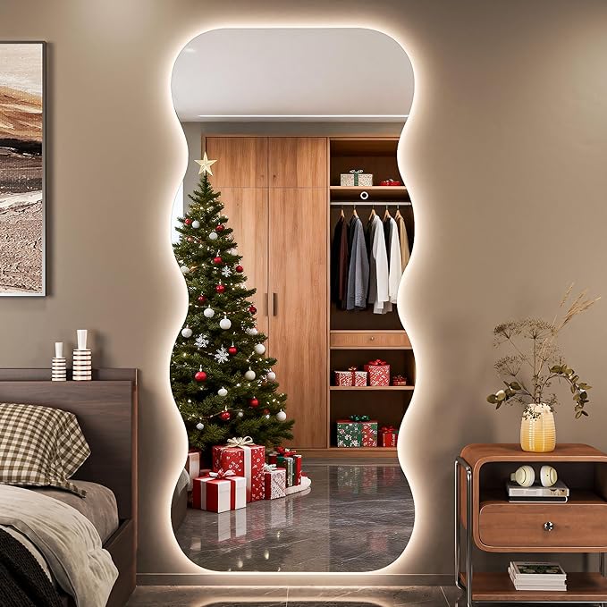 Hasipu Wavy Full Length Mirror by Whatssuitableisthebest