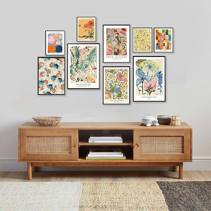 KBKBART Colorful Eclectic Wall Art Prints, Trendy Maximalism Famous Artist - Image 4