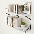 Heimlove White Deep Floating Shelves by Heimlove