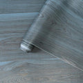 BOMENG Blue Wood Grain Contact Paper Peacock Wallpaper Peel and Stick by BOMENG