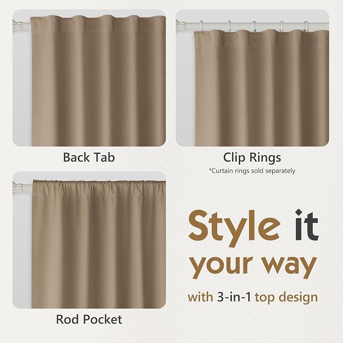 FMFUNCTEX 100% Blackout Curtains - Image 7