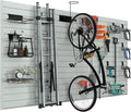RELIANCER PVC Slat Wall Panels, 4ft by 8ft Garage Wall Organizer Storage System by RELIANCER