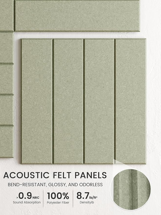 Bumusty Large Cork Board Alternative-48 x 36" Felt Bulletin Board Tiles - Image 3