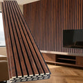Yuzzy 4 Pack Wood Panels for Wall, 94.5" x 11" Acoustic Wood Slat Wall Panel by Yuzzy