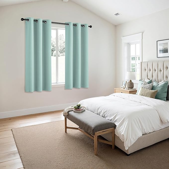 MIULEE Blackout Curtains for Bedroom Living Room 2 Panels, Thermal Insulated - Image 6