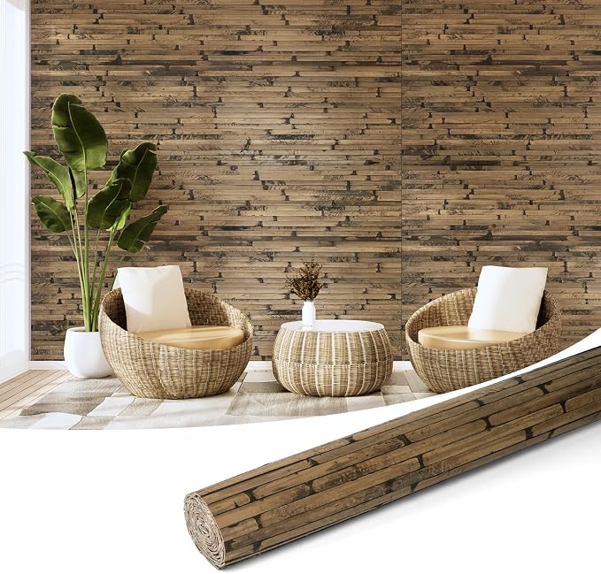 Art3d Natural Bamboo Wall Panel by Art3d