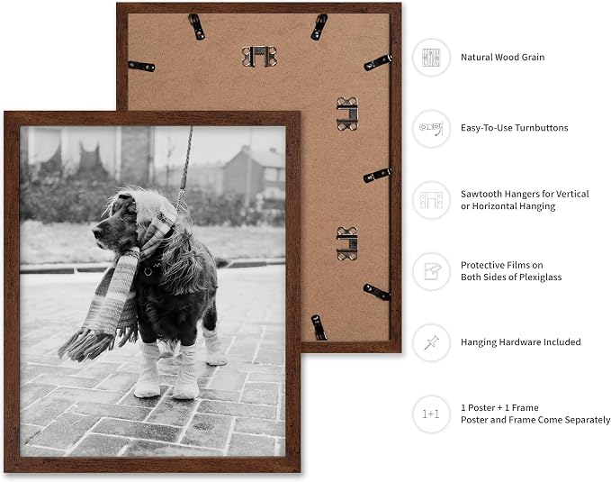 Poster Master Dog Dressed for Winter Print - Image 2