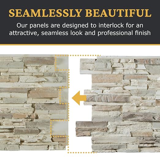AZ Faux High-Density Polyurethane Faux Stone Wall Covering Panels - Image 7