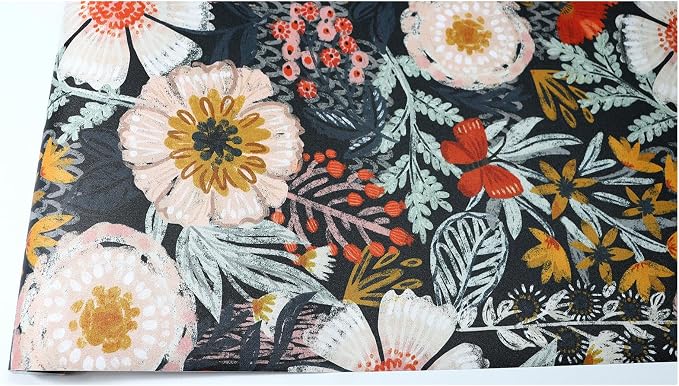 HAOKHOME Boho Peel and Stick Wallpaper Floral Wall Paper Removable - Image 8