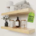 BAOBAB WORKSHOP Wood Floating Shelves by BAOBABWORKSHOP