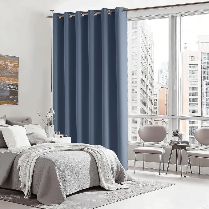 RYB HOME Blackout Thermal Insulated Curtains, Portable Curtain - Image 3