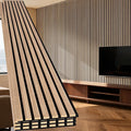 Yuzzy 4 Pack Wood Panels for Wall, 94.5" x 11" Acoustic Wood Slat Wall Panel by Yuzzy