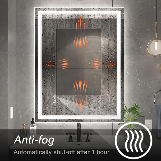 Ratsamee 24x36 Inch Led Mirror for Bathroom - Image 6