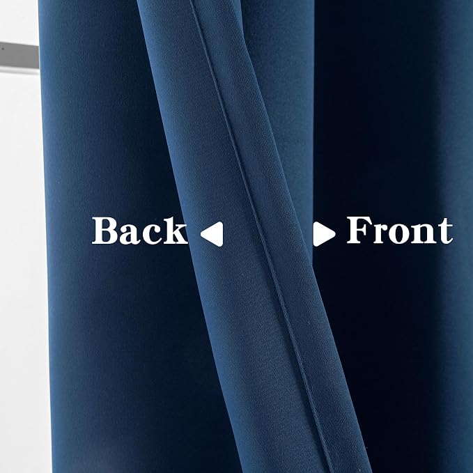 IGEMAEVE Blackout Doorway Curtains 84 Inch Length, Closet Curtain - Image 3