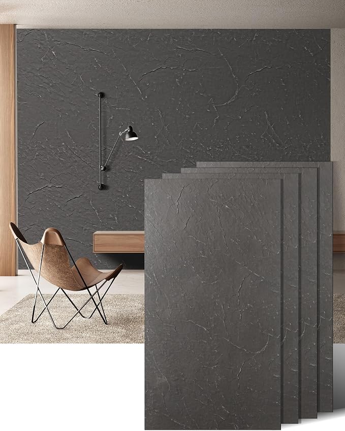 KASARO 3D Faux Stone Wall Panels, Modified Clay Material, Accent by KASARO