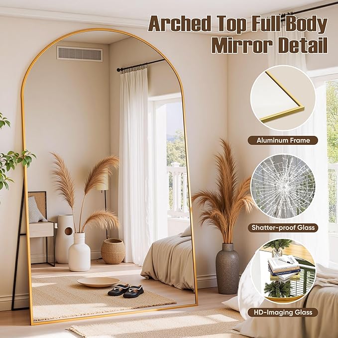 Full Length Mirror, Oversized Floor Mirrors, Leaning Free Standing Mirrors - Image 5