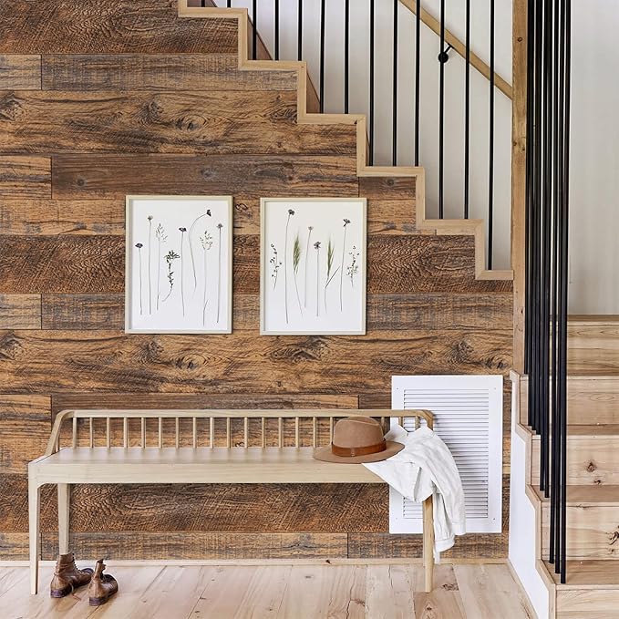 TANONE Wood Contact Paper Kitchen Peel and Stick Wallpaper, Self Adhesive - Image 3