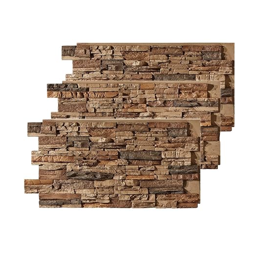 AZ Faux High-Density Polyurethane Faux Stone Wall Covering Panels by AZFaux