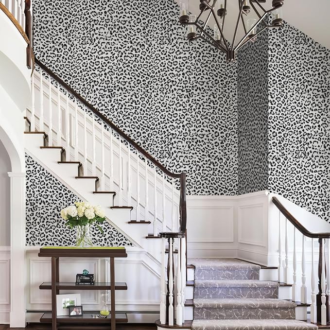 Leopard Print Peel and Stick Wallpaper, Waterproof Removable Self Adhesive - Image 4