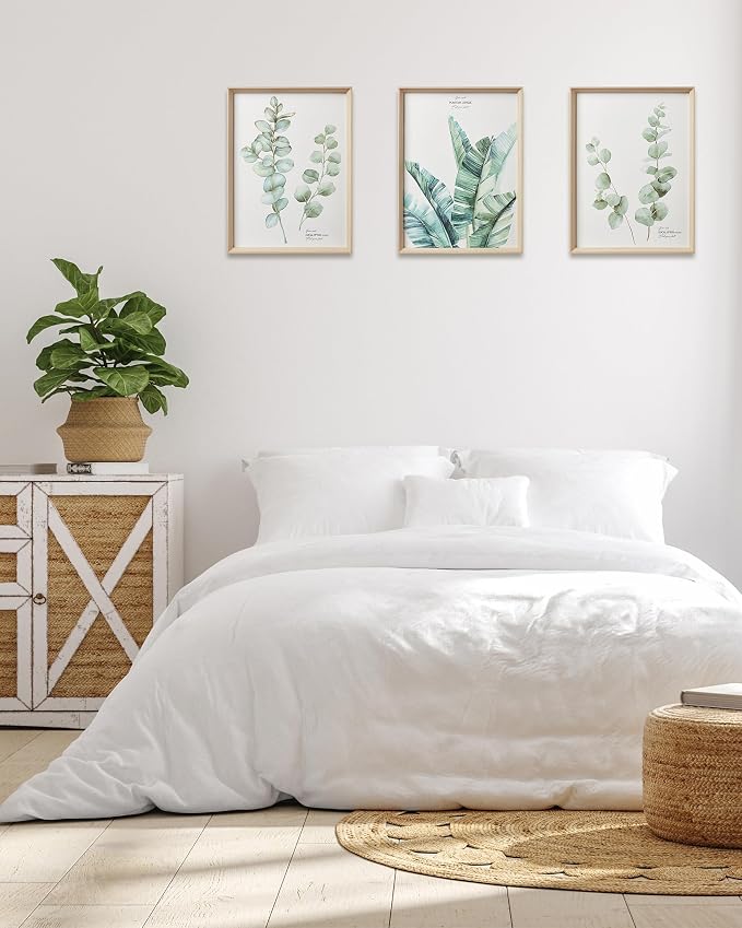 Framed Wall Art, Minimalist Botanical Canvas Wall Art - Image 6