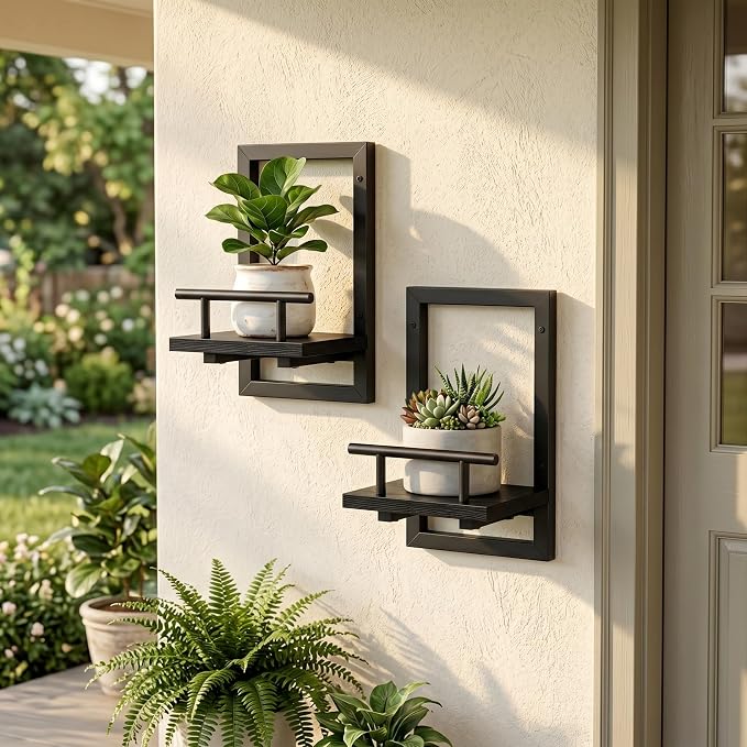 Sbosbo Floating Shelves for Wall, Plant Shelf Indoor, Wall Planters for Indoor - Image 6