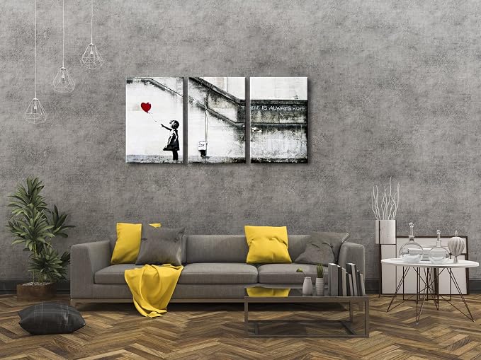 Wieco Art Banksy Grafitti Girl - Image 2