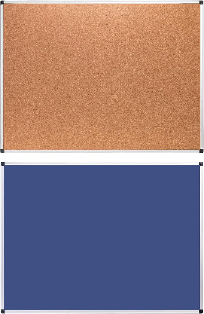 Amazon Basics Rectangular Bulletin Board, Cork Board - Image 10