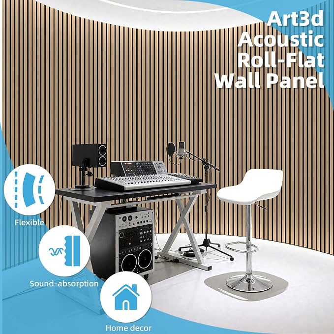 Art3d Acoustic Wood Slat Wall Panel - Image 5