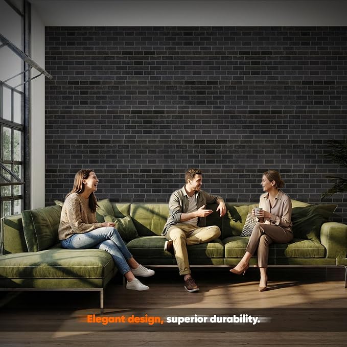 IZODEKOR 3D Brick Effect Wall Panels - Image 2